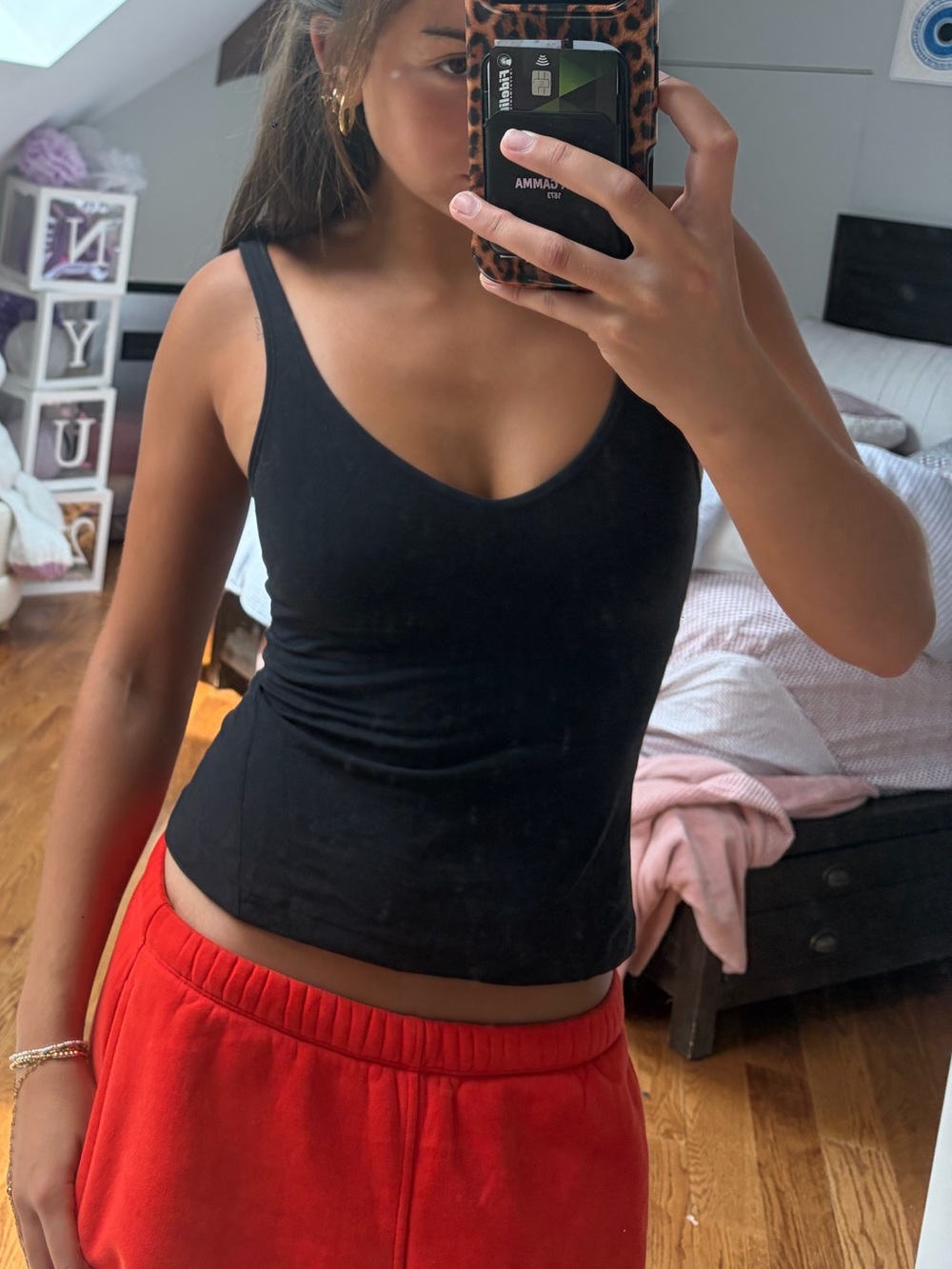 Lululemon Align Tank Top: Women’s Black V-Neck Tank Top - Althletic Top